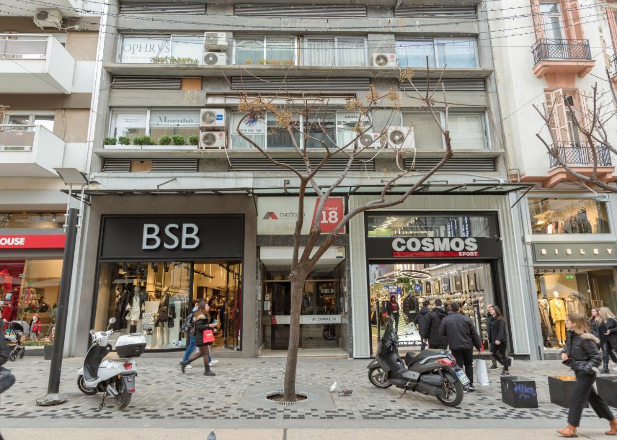 Ag.Sofias Pedestrian Area Luxury Ap. & Big Balcony Apartment Thessaloníki Ngoại thất bức ảnh